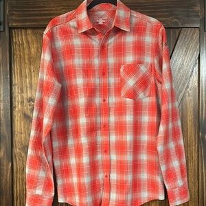 Under Armour Ole Miss Rebels Shirt Small Plaid Long Sleeve Button Up